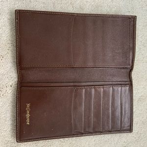 Authentic Yves Saint Laurent Leather Wallet